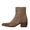 Santiags en daim - taupe