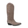 Santiags en daim - taupe