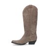 Santiags en daim - taupe