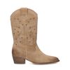 Santiags avec clous - taupe
