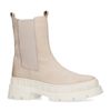 Chelsea boots en nubuck - beige