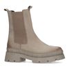 Chelsea boots en nubuck - taupe