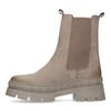 Chelsea boots en nubuck - taupe