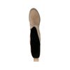 Bottes hautes en nubuck - taupe