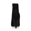 Bottines en suédine avec talon aiguille - noir