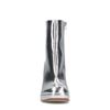 Bottines à talon métallisées - argenté