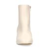 Bottines à talon cubain - blanc cassé