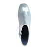 Bottines avec aspect verni - bleu clair