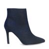 Bottines pailletées avec talon aiguille - bleu foncé