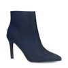 Bottines pailletées avec talon aiguille - bleu foncé