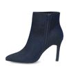 Bottines pailletées avec talon aiguille - bleu foncé