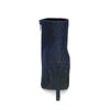 Bottines pailletées avec talon aiguille - bleu foncé