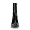 Bottines synthétique avec talon cubain - noir