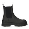 Chelsea boots synthétique avec grosse semelle - noir
