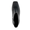Bottines synthétique à talon - noir