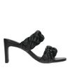 Mules à brides tressées - noir