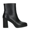 Bottines avec talon cubain - noir