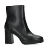 Bottines avec talon cubain - noir