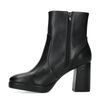 Bottines avec talon cubain - noir