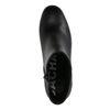 Bottines avec talon cubain - noir