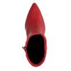 Bottines à talon aiguille - rouge