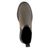 Chelsea boots synthétique avec grosse semelle - kaki