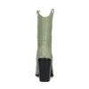 Santiags basses croco - vert