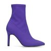 Bottines-chaussettes à talon - violet