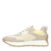 Baskets véganes avec détails jaunes - beige