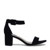 Sandales textile minimalistes - noir