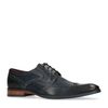 Blauwe leren brogues