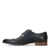 Blauwe leren brogues