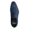 Blauw-paarse veterschoenen met diamantpatroon