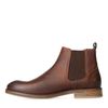 Bruine leren chelsea boots