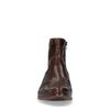 Bruine western boots met snakeskin
