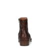 Bruine western boots met snakeskin
