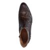 Bruine western boots met snakeskin