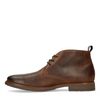Cognac leren veterboots