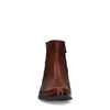 Bruine western boots met snakeskin