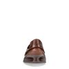Cognac leren gespschoenen
