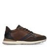 Cognac leren sneakers
