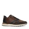 Cognac leren sneakers