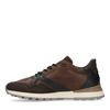 Cognac leren sneakers
