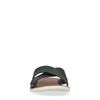 Donkerblauwe leren slippers