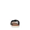 Donkerblauwe leren slippers