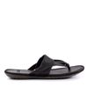 Leren slippers bruin