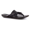 Leren slippers bruin