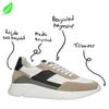 Vegan witte sneakers met details