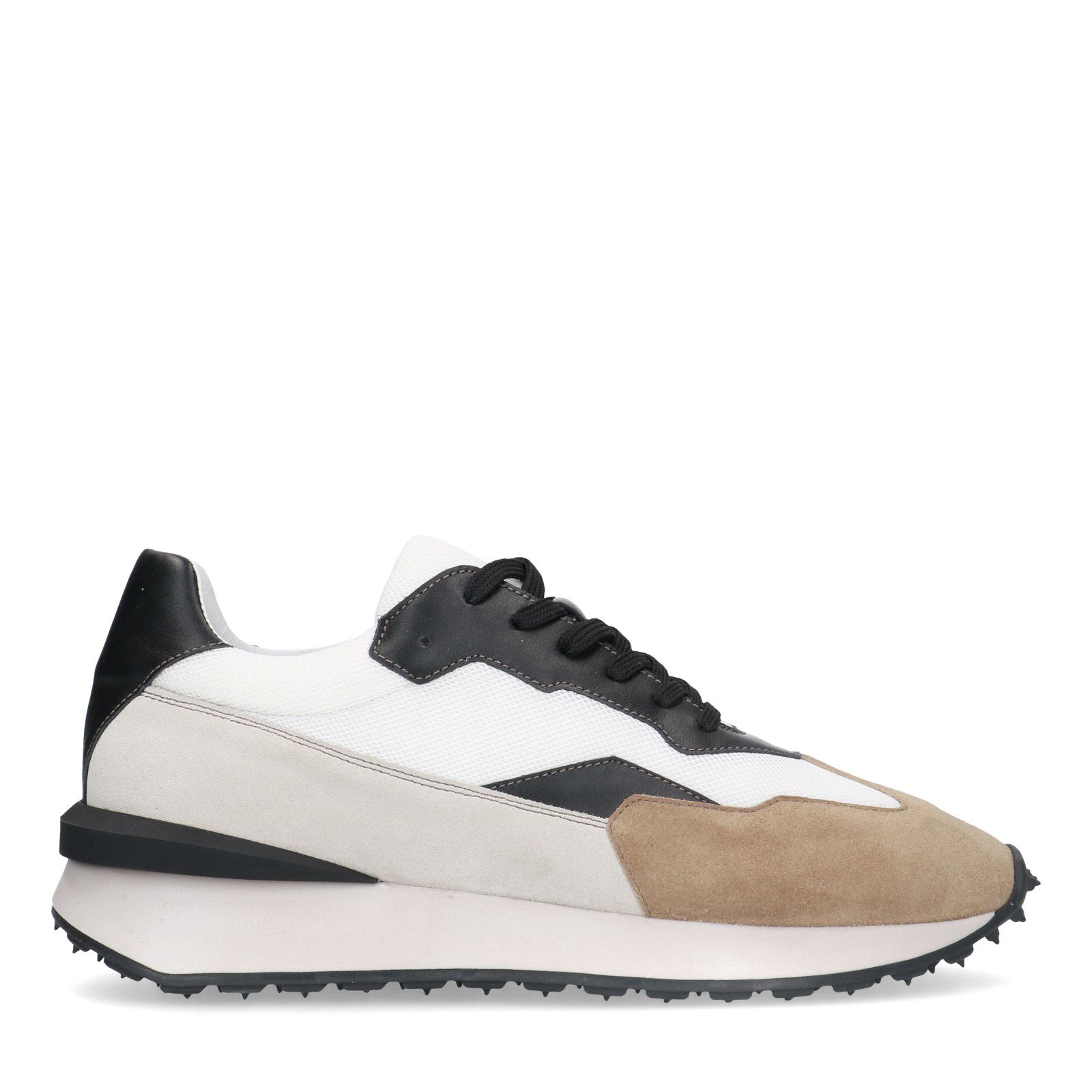 Bruine leren sneakers - Herenschoenen – SACHA