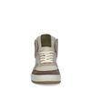 Beige hoge leren sneakers